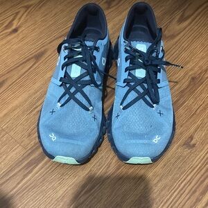 On Running Women's Athletic Shoes in Blue and Black